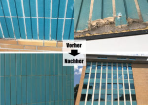 Reproduktion keramischer Fassadenformteile für das DGB-Haus in Hanau